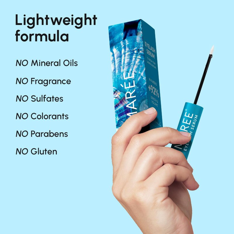 Eyelash Serum for Growth – Prostaglandin-Free Lash & Brow Enhancer | Rapid Results, Nourishing Formula