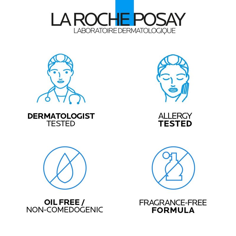 La Roche-Posay Toleriane Purifying Foaming Facial Cleanser,Niacinamide+Ceramides+Prebiotic Thermal Water,Oil Free Face Wash For Oily Skin,Pore Cleanser Safe For Sensitive Skin, Soap Free,(Pack of 2)
