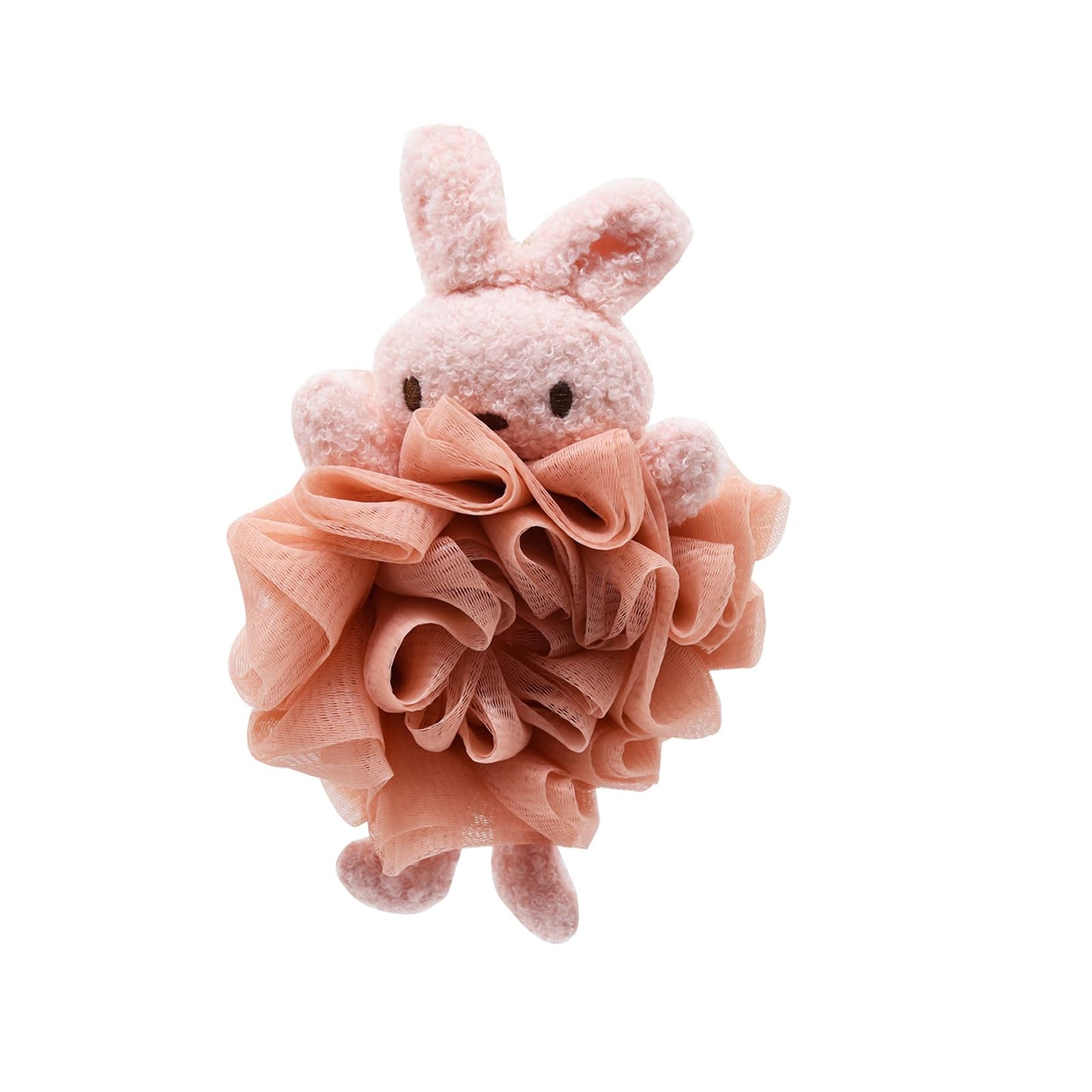Cute Animal Bath Loofahs Sponge Pouf Mesh Body Scrubber Shower Exfoliating for Women Kids Girls Boys