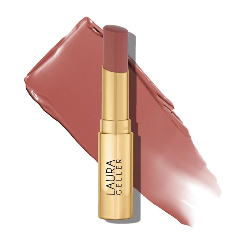 Laura Geller Jelly Balm Tinted Lip Balm - A Latte Love | Hydrating Vitamin E, Semi-Shine Finish