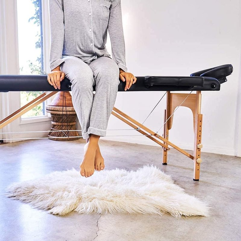 BestMassage Portable Massage Table - Height Adjustable 24 Inch Wide Spa Bed with Non-Woven Bag