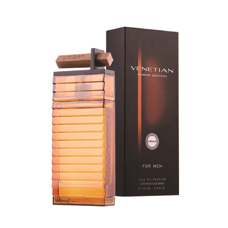 Armaf Venetian Ambre Edition for Men Eau De Parfum Spray, 3.4 Ounce