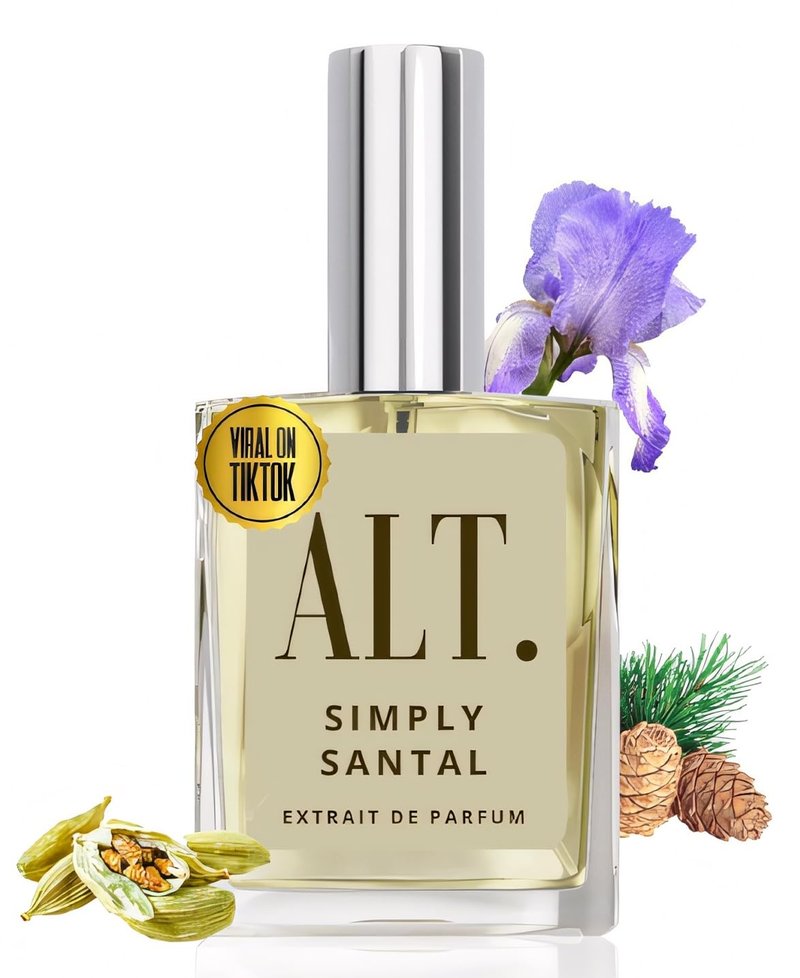 ALT. FRAGRANCES Simply Santal - Inspired by Santal 33 Perfume, Unisex Perfume, Extrait de Parfum, Long Lasting Fragrance, Sandalwood Leather Scent, 60ml