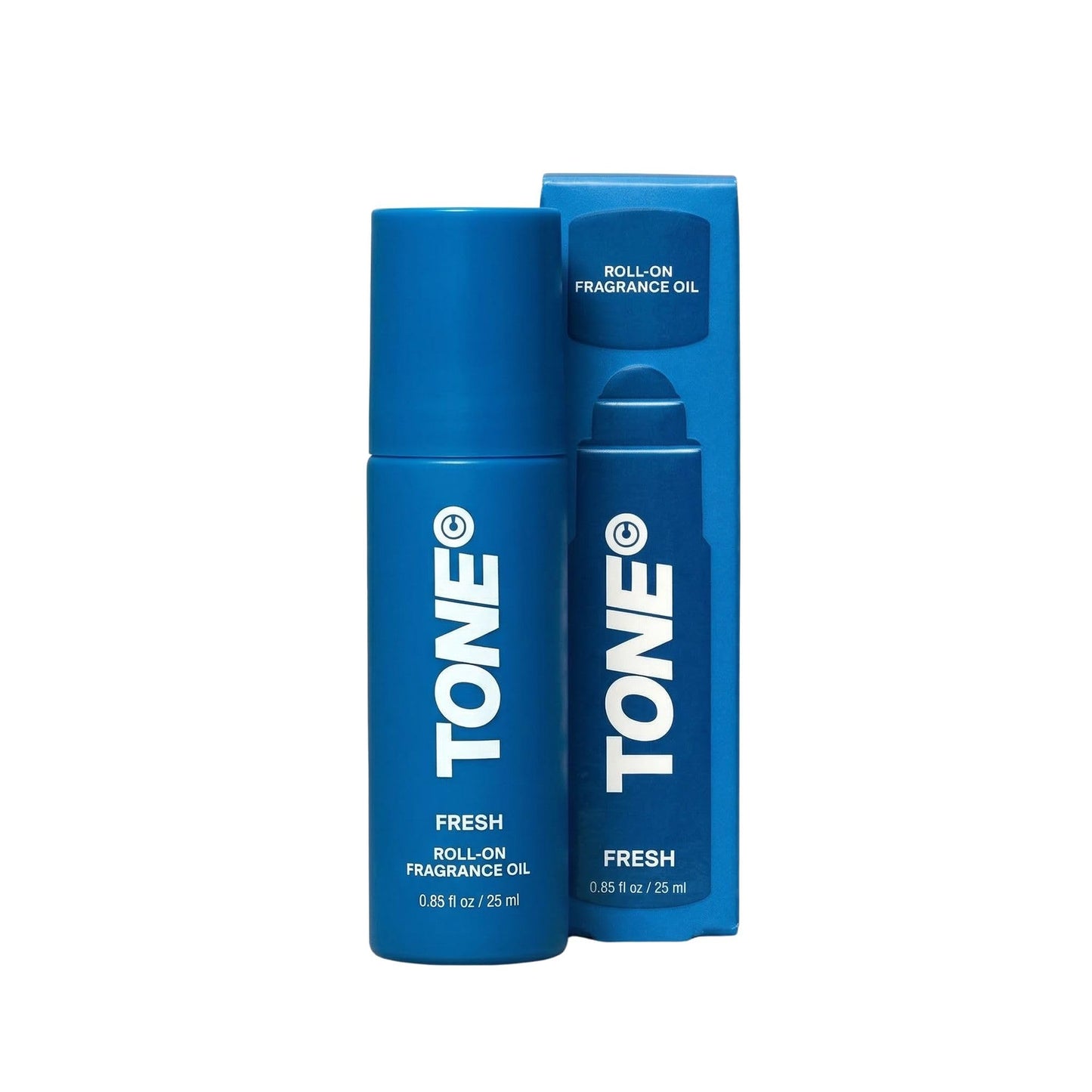 TONE Roll-on Fragrance Oil for Men, Fresh, Fragrance Oil with Notes of Amber, Bergamot, and Jasmine, 0.85 fl oz