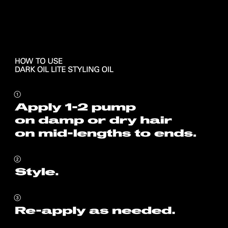 Sebastian Professional Dark Oil Lite Ultra Light Styling Oil | 3.3 fl oz