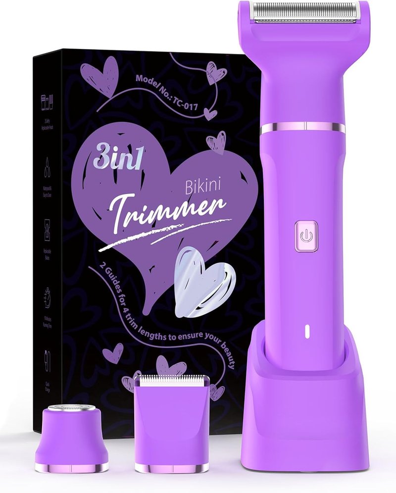 Regine Switzerland Electric Shaver - Cordless Bikini Trimmer for Women, Painless Hair Removal Device, Low Noise, Fast Charging