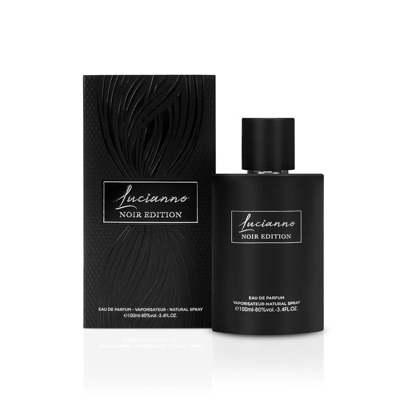 Lucianno Noir Edition EDP Perfume for Men - Long-Lasting Woody Spicy Fragrance | 100mL, Bold & Luxurious Scent