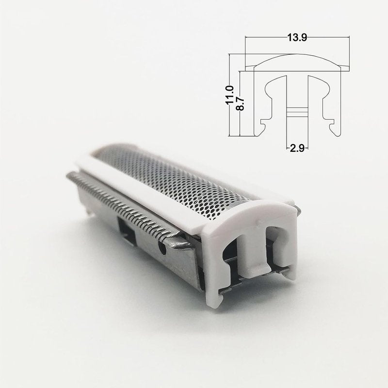BEAUTISILK Replacement Shaving Heads - 4-Pack with 2 Cleaning Brushes for Women's Electric Shavers