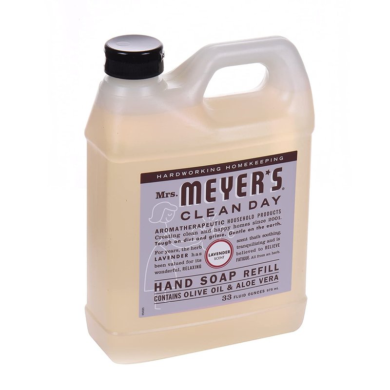 Mrs. Meyer's Hand Soap Refill, Made with Essential Oils, Lavender, 33 fl. oz (Pack of 3)