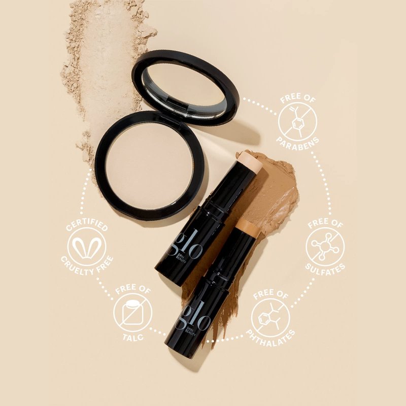 Glo Skin Beauty Luminous Liquid Mineral Foundation Makeup with SPF 18 (Naturelle) - Improves Uneven Skin Tone, Smooths & Corrects Imperfections, Sheer to Medium Coverage, Dewy Finish