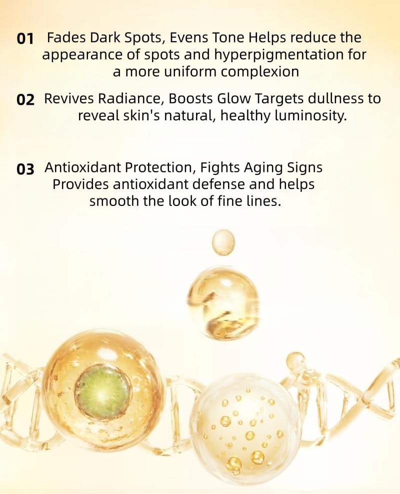 Vitamin C Face Serum with Niacinamide & Arbutin – Visibly Brightens Skin, Helps Reduce Dark Spots & Signs of Aging for a Radiant Glow – 30ml / 1.01 fl.oz. (1, 1)