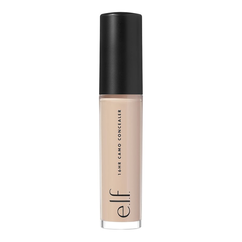 e.l.f. 16HR Camo Concealer, Full Coverage, Matte Finish Under-Eye & Blemish Corrector, Hydrating Formula, 16-Hour Crease-Resistant Wear, Medium Golden