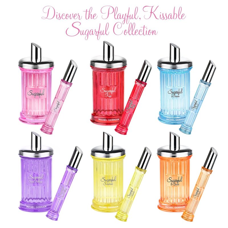 Michel Germain Sugarful Eau de Parfum Spray - Sweet Floral Fragrance, 3.4 Fl Oz
