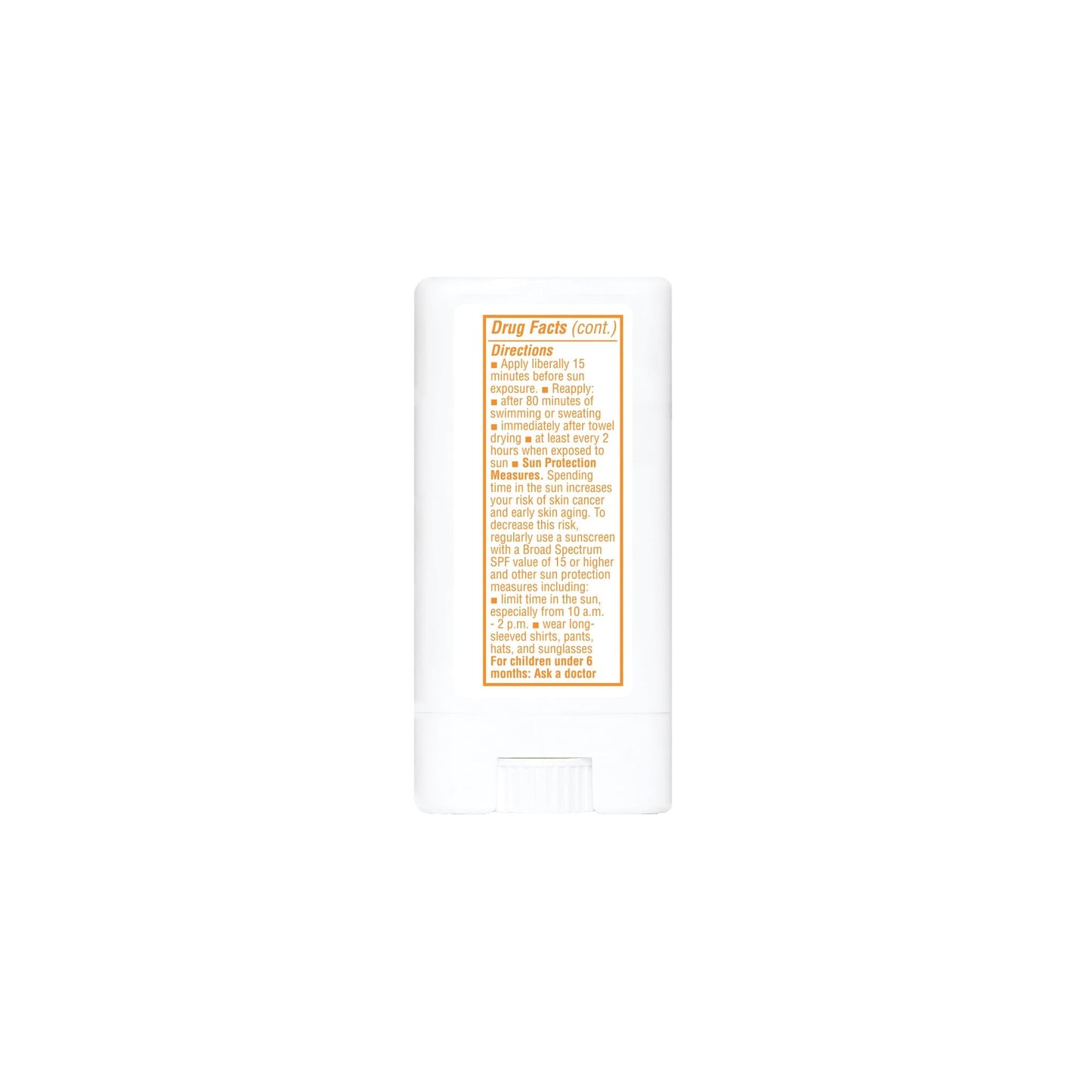 Thinkbaby SPF 30 Kids Sunscreen Stick for Sensitive Skin, 0.64 oz, Baby Sunscreen with Non-Nano Zinc Oxide 24%, Broad Spectrum UVA/UVB Protection, 80-Minute Water Resistant, Reef Friendly SPF Stick