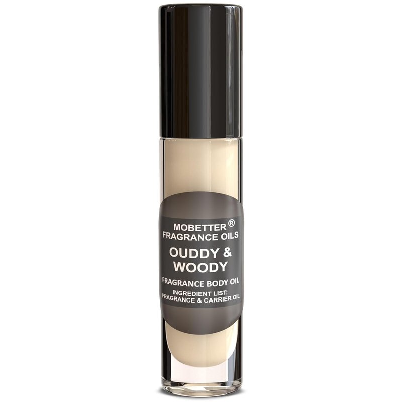 Oudy and Woody Unisex Perfume Body Oil - Long-Lasting Fragrance (.33 fl oz)