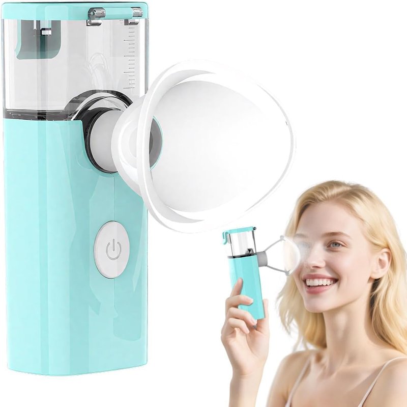 Skiennix 2-in-1 Nano Face & Eye Mister - USB Rechargeable Cool Mist Sprayer for Makeup & Hydration