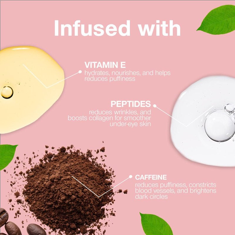 Palladio Under Eye Brightener - Conceal Dark Circles & Brighten Tired Skin | Light to Medium (Soft Pink)