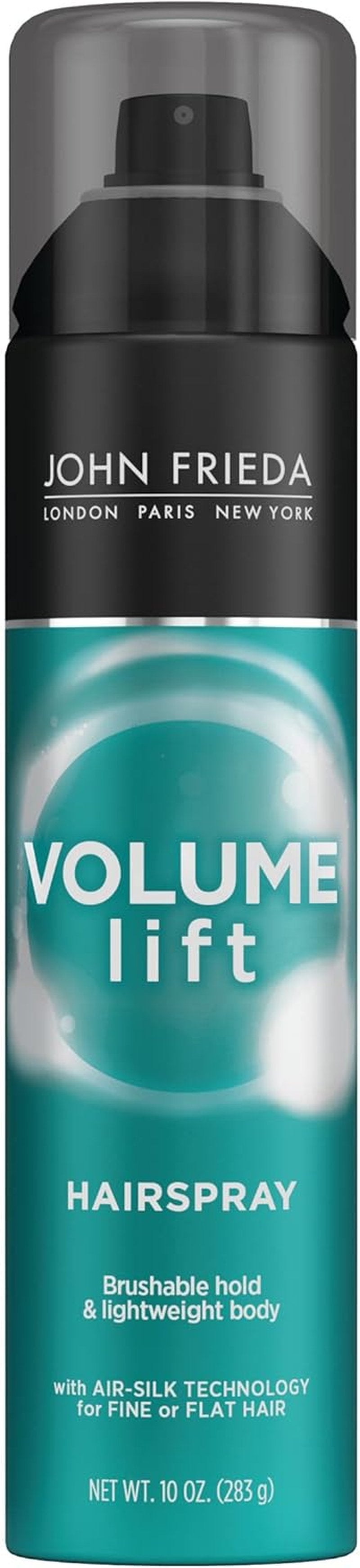 John Frieda Volume Lift Hairspray - Volumizing Spray with Air-Silk Technology for Fine Hair, 10 Oz