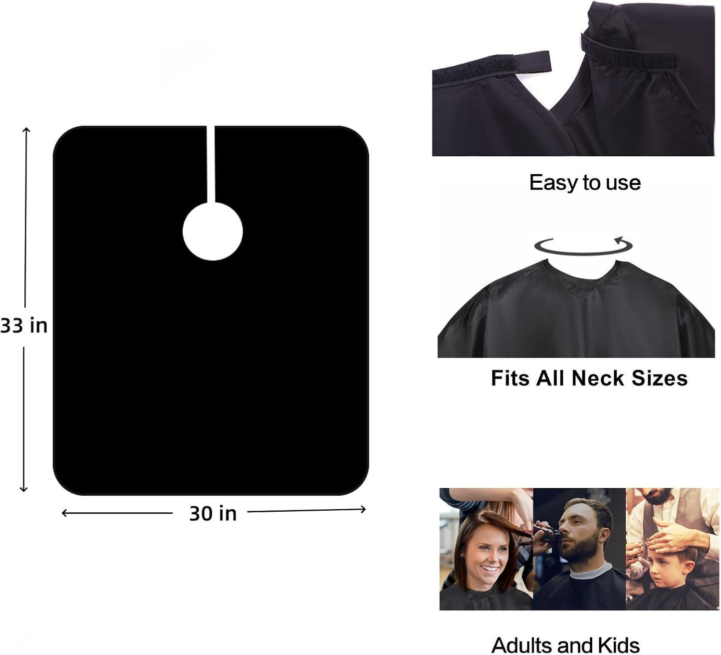 Skiennix Waterproof Nylon Barber Cape - Versatile Hair Cutting & Styling Tool | Ideal for Makeup Artists