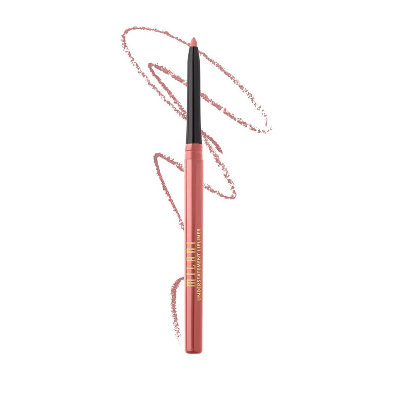 Milani Understatement Lipliner Pencil - Highly Pigmented Retractable Lip Liner | Easy Application in French Rose