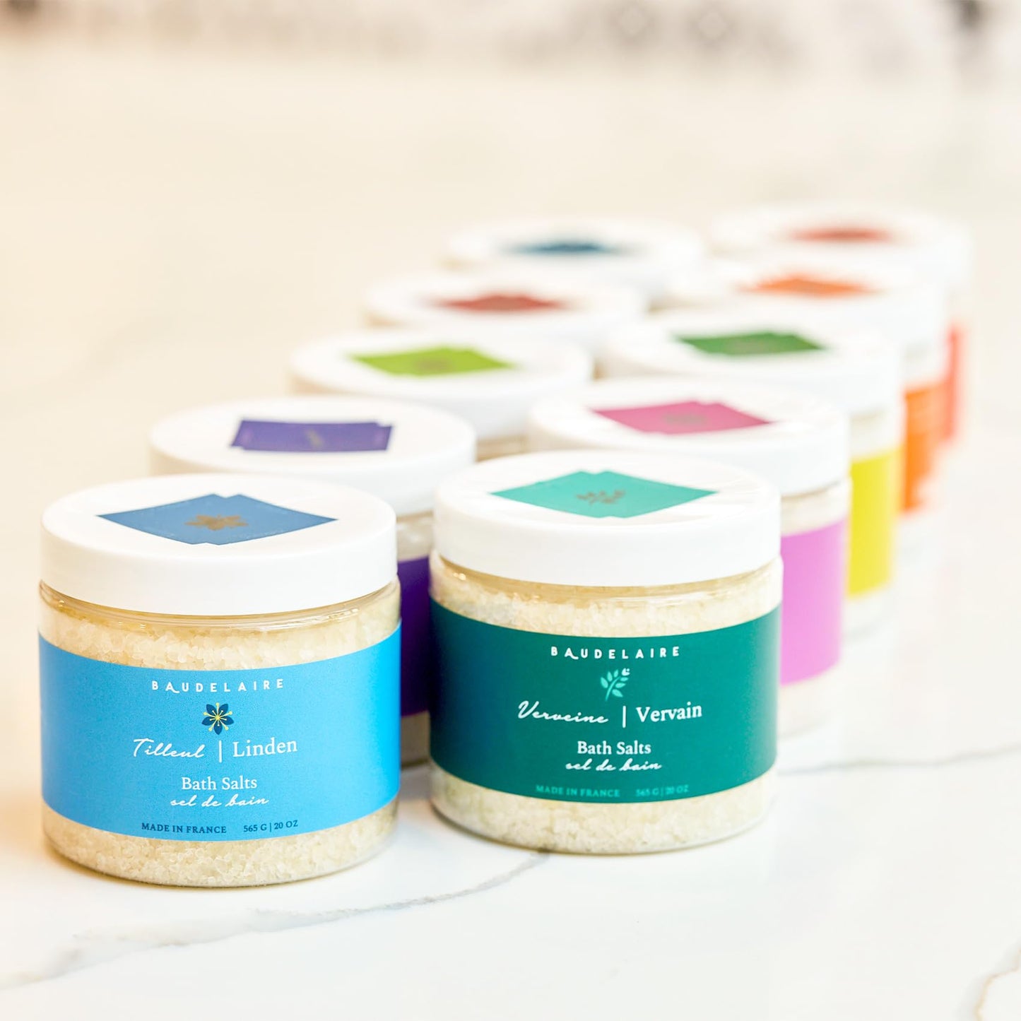 Provence Sante Relaxing Bath Salt - Luxury and Soothing Soak - Ripe Apricot Scent - Made in France - 20 Oz