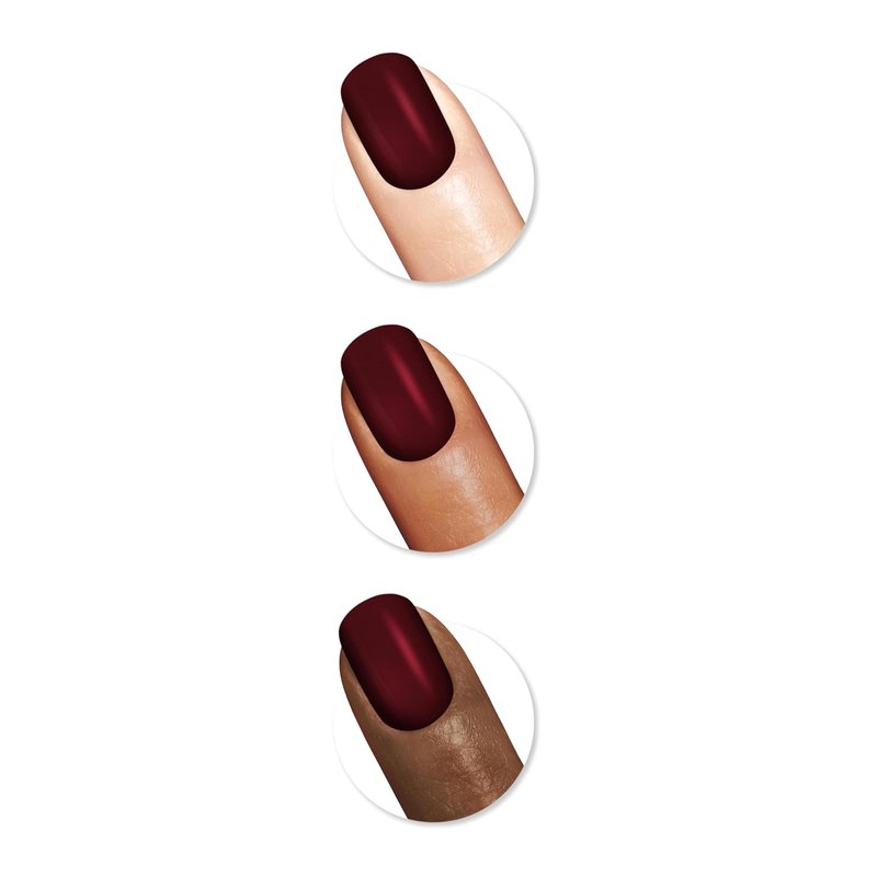 Sally Hansen Insta-Dri Nail Polish - Quick Dry, Long Lasting, Streak-Free Shine | 398 Pomp & Plum - Plum Red Color