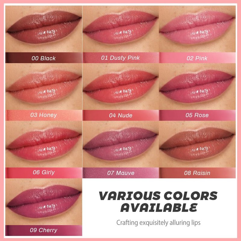 Nude Honey Lipstick - 2 Pcs Moisturizing Tinted Lip Balm for Older Women | Hydrating Shine & Sheer Color
