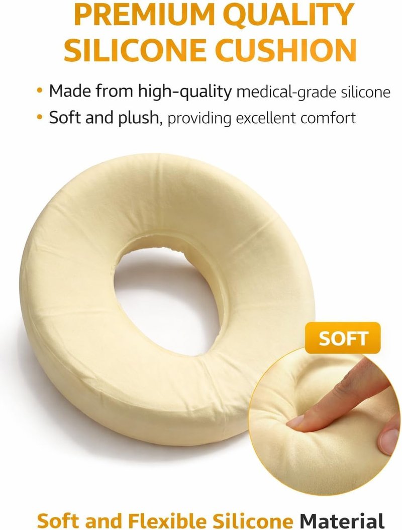 Face Down Pillow | Comfortable Massage Headrest for Post-Surgery Recovery & Neck Pain Relief