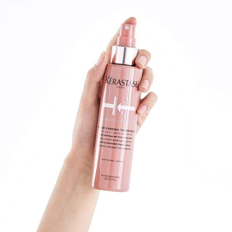 Kerastase Chroma Absolu Hair Serum - Moisturizing Anti-Frizz Treatment for Color-Treated Hair | Heat Protection