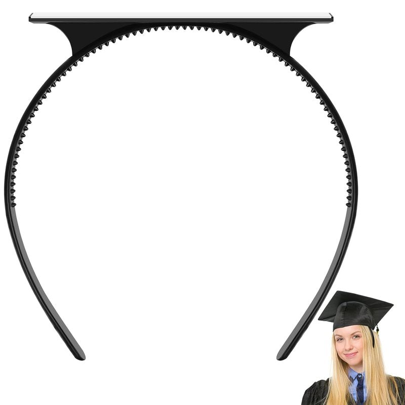 Graduation Cap Headband - Securely Holds Caps & Preserves Hairstyle | 1 Pack