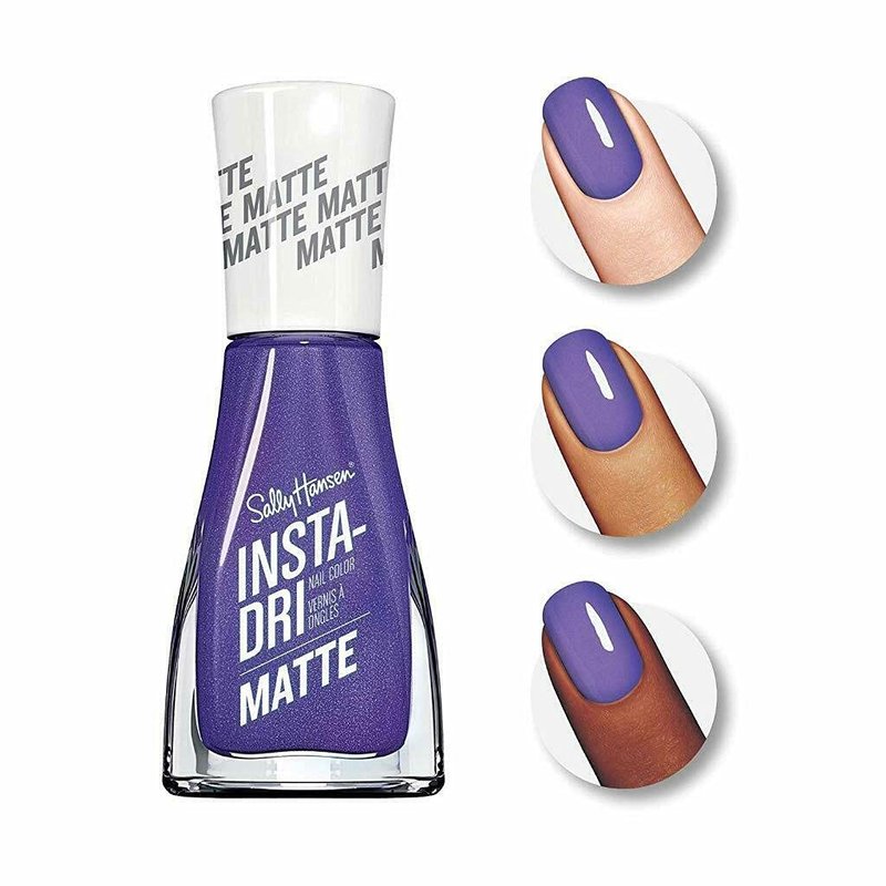 Sally Hansen Insta Dri Matte Metallics, Violet Velvet, 0.31 Fl Oz (Pack of 1)
