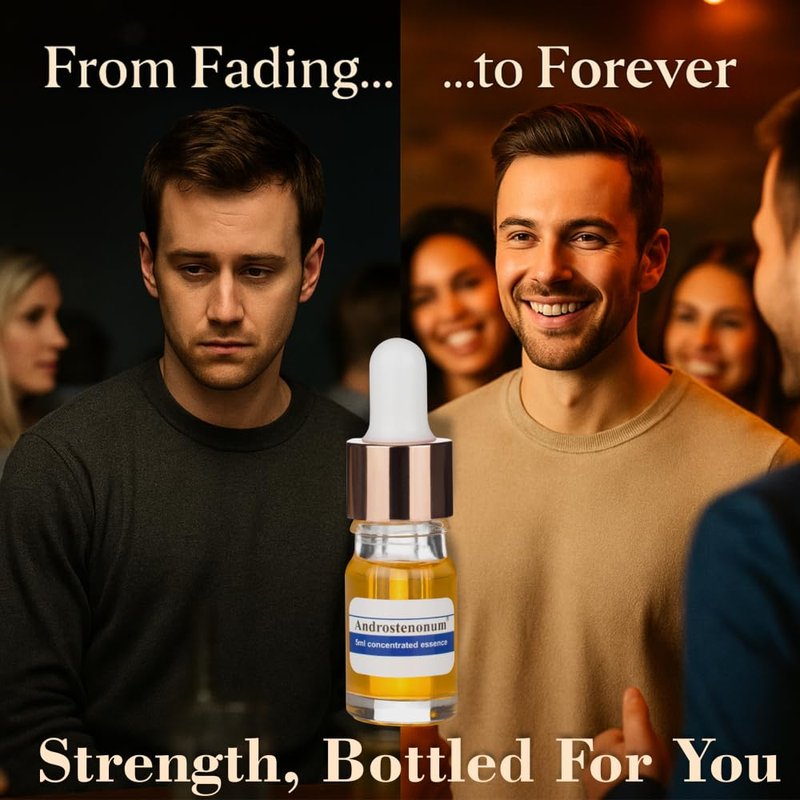 Androstenonum Pheromone Cologne for Men - Strong Roll-On Perfume Oil | Long-Lasting 48-Hour Formula - 0.17 Fl Oz