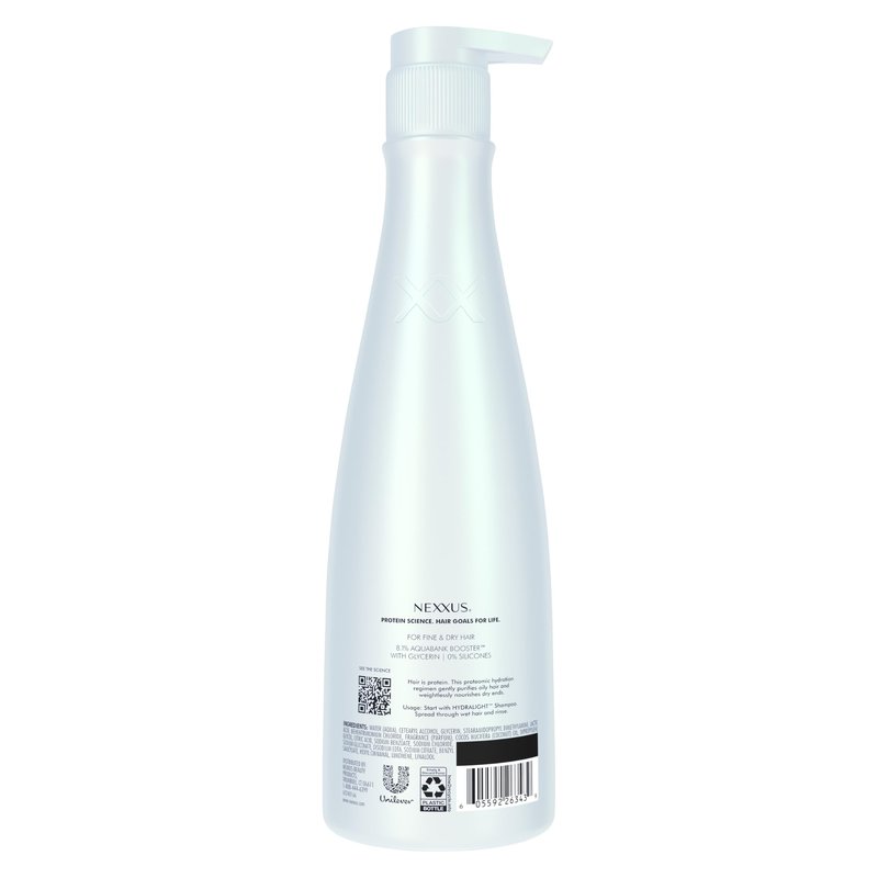 Nexxus Hydralight Conditioner for Hydration for Oily Roots and Dry Ends Silicone FreeHair Care Powered by Aquabank Booster Technology with Glycerin 13.5 oz