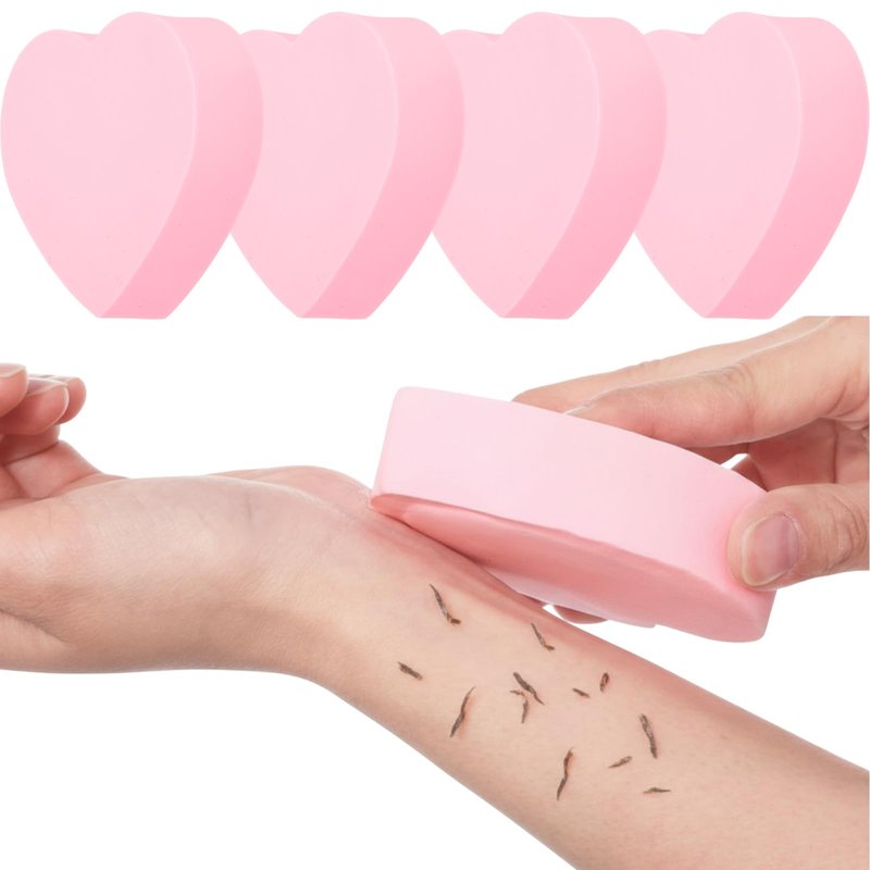 Ferrochef 4 Pack Pink Sponge Puff Face Exfoliating Bath Sponge Loofah Soft Body Scrubber Skin Friendly Spa Use for Basket Filler Stuffer for Adults Women Men
