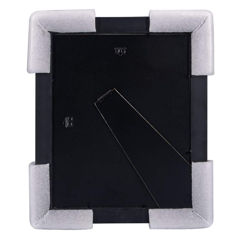 GraduationMall Graduation Photo Shadow Box Frame with Tassel Holder for 4x6 Pictures,Real Glass,Black over Gold Double Mat,Wall & Tabletop Design
