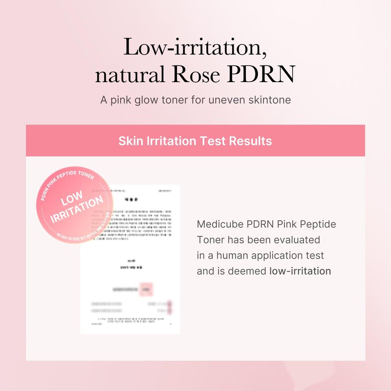medicube PDRN Toner Rose PDRN Peptide Toner | Lightweight & Watery Type for Skin Boosting, Soothing and Calming, Uneven Skin Tone | with Rose, Peptide, Niacinamide | Korean Skincare, 8.45 fl.oz