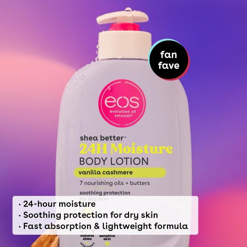 Bundle of eos Shea Better Vanilla Cashmere- Body Lotion + Hand Cream