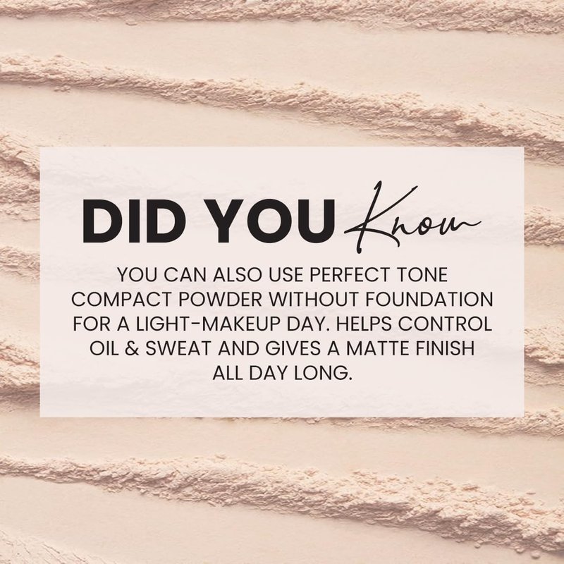 Color-Essence Perfect Tone Compact Powder - Matte Setting Powder in Ivory Beige, 10g