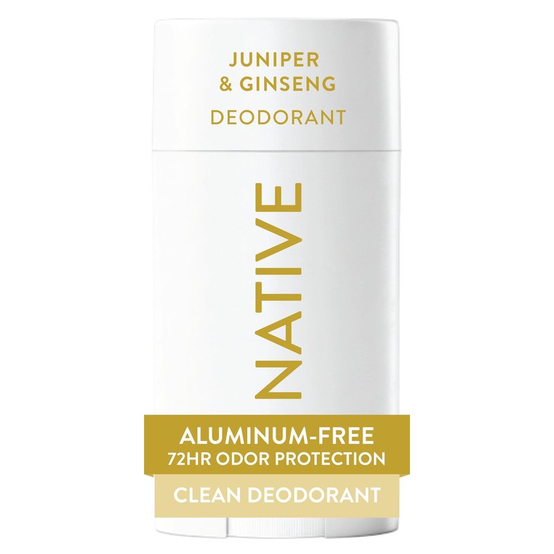 Native Deodorant Contains Naturally Derived Ingredients, 72 Hour Odor Control, Deodorant for Women and Men, Aluminum Free, Juniper & Ginsing 2.65oz