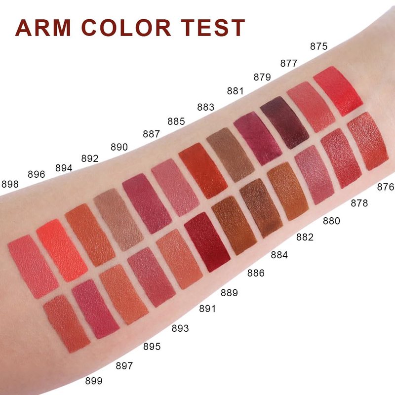 Evpct Cranberry Red Velvet Matte Lipstick - High Pigment, Long-Lasting & Waterproof | 24-Hour Silky Stain