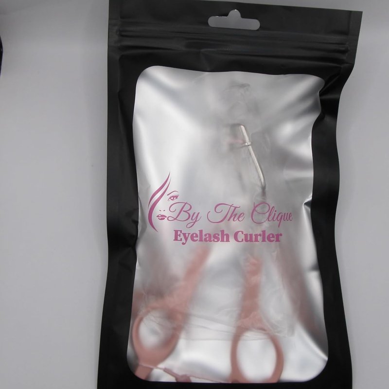 Clique | Effortless Professional Lash Curler - Soft Silicone Pads for Natural & False Lashes | Pink Comfort Grip