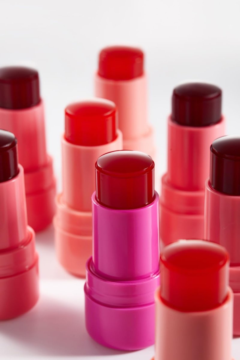Jelly Squad Lip and Cheek Stain – 2-in-1 Tinted Jelly Blush & Lip Stain, Long-Lasting, Lightweight, Natural Finish – Buildable, Blendable Color – Grumpy (4PCS, 0.28 FL.OZ/8G（pack of 4）)