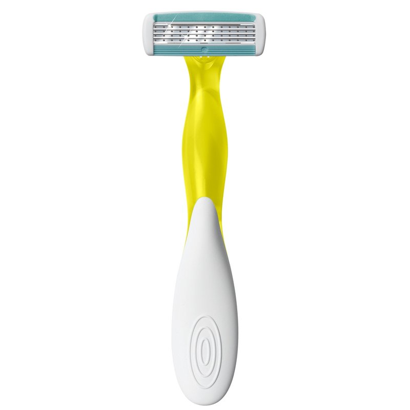 BIC Soleil Comfort Scented Disposable Razors for Women, Sensitive Skin Razor with Aloe Vera and VItamin E Lubricating Strip and 4 Blades, 3 Piece Razor Set