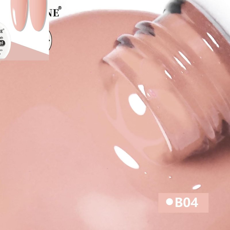 JODSONE Gel Nail Polish 16.5ml Light Nude Gel Polish Nail Soak Off U V LED Nail Lamp Art Manicure Salon DIY Home Gift for Women Girls