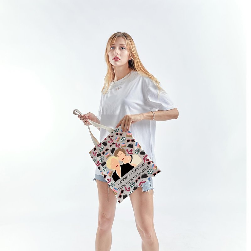MNIGIU Steel Magnolias Gift Steel Magnolias Cosmetic Bag You Know I Love You More Than My Luggage Bag (You Know I Tote)