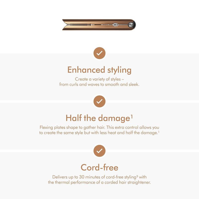 Dyson Corrale™ Hair Straightener - Premium Cordless Styling Tool for Effortless Smoothness