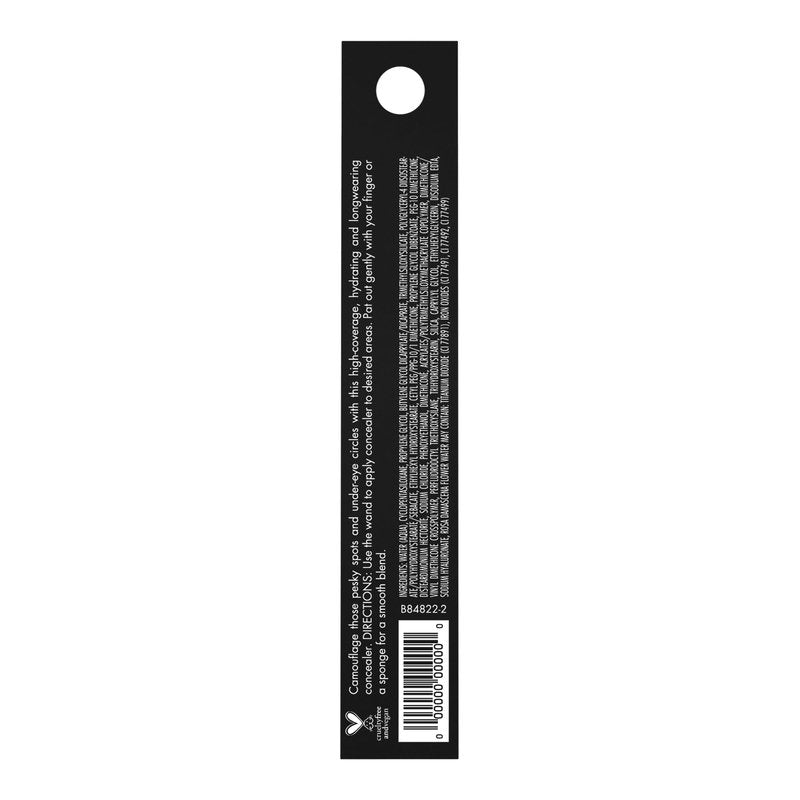 e.l.f. Hydrating Camo Concealer, Covers Blemishes & Under-Eye Circles, Full-Coverage & Delivers A Satin Finish, Vegan & Cruelty-Free, Tan Latte