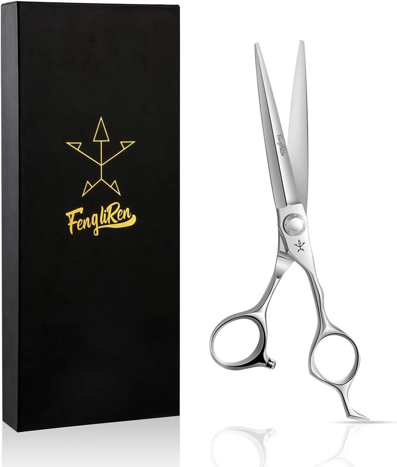 Regine Switzerland Hair Cutting Scissors - Professional 6.5 Inch Stainless Steel Shears for Barbers & Stylists