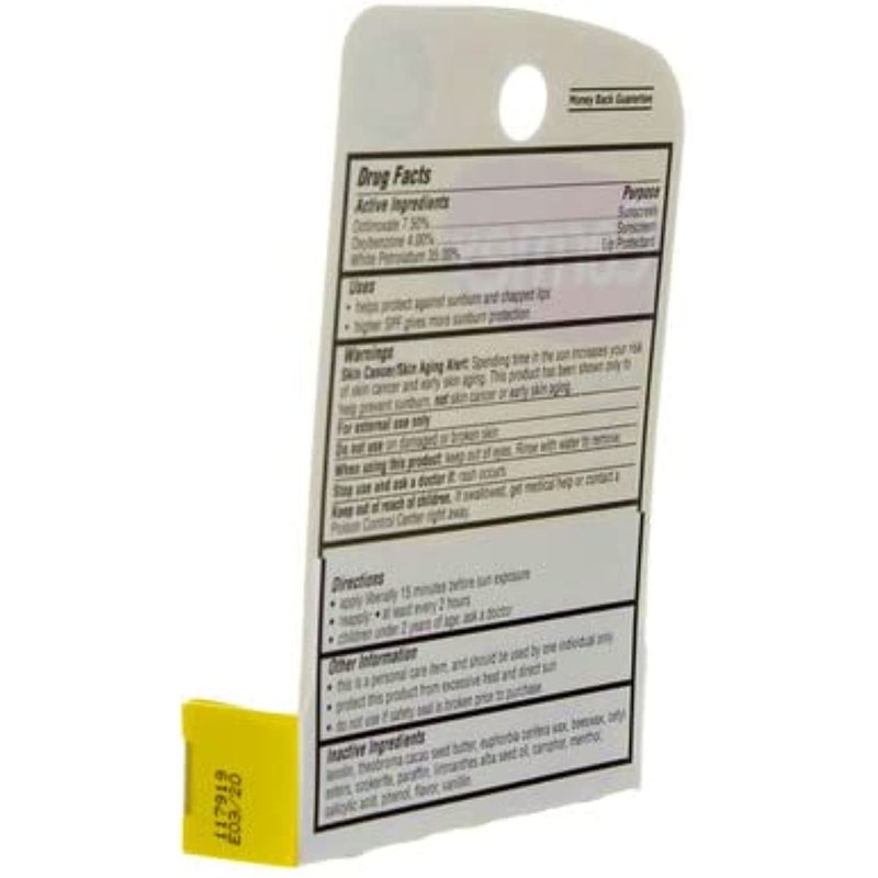 Carmex Classic Lip Balm Medicated SPF 15 0.15 oz (Stick in Carded box)