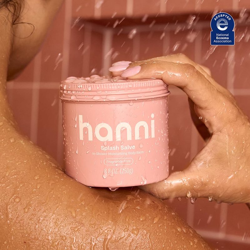 HANNI Splash Salve Body Mask - In-Shower Moisturizer with Coconut & Jojoba | Fragrance-Free, 250 mL